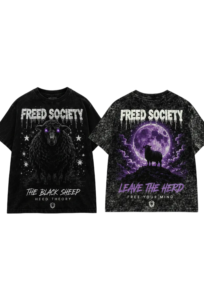 Black Sheep Tee — UV Glow & Reflective