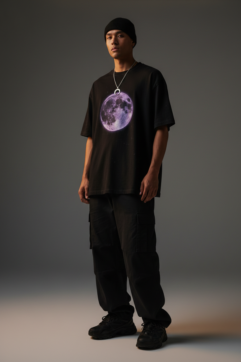 Purple Moon Tee Lifestyle