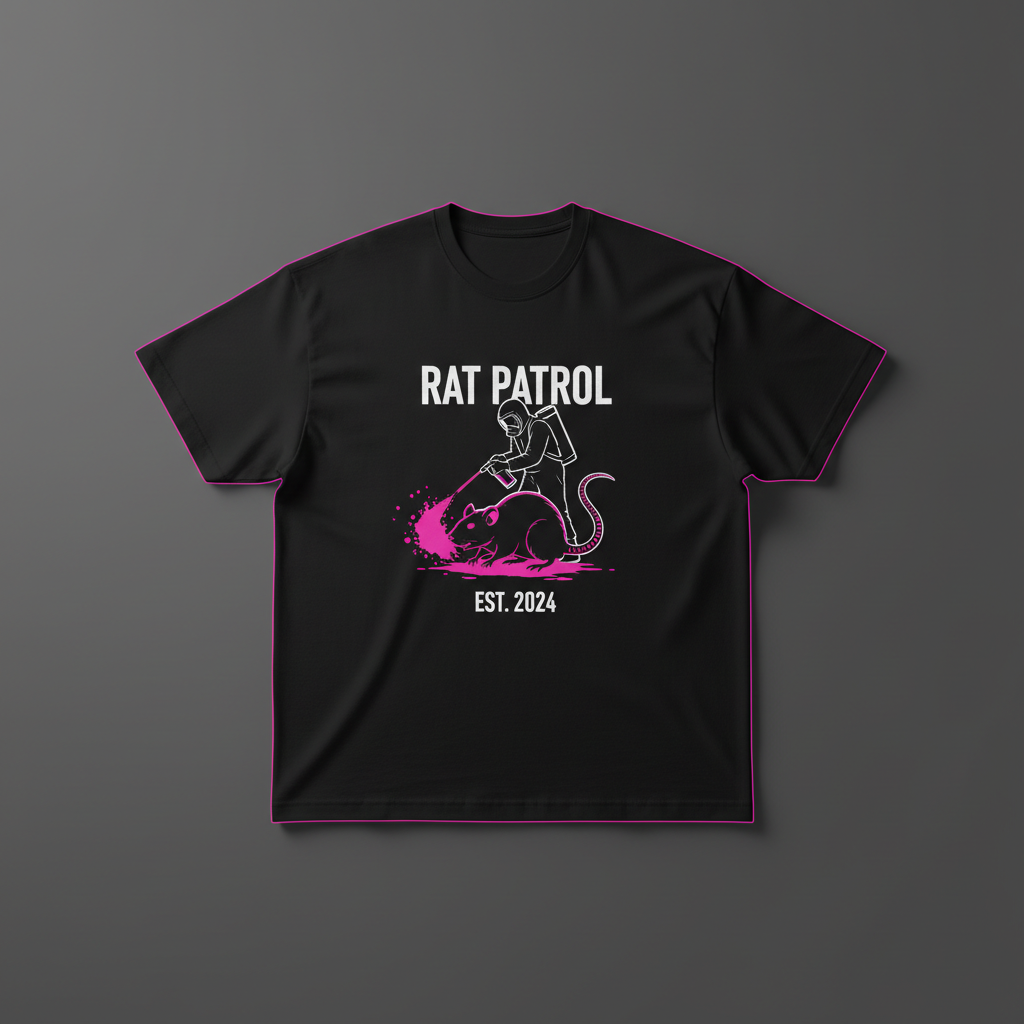 Rat Patrol Tee Front